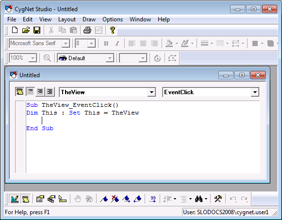 Script Editor View